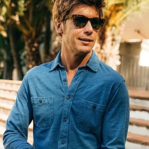 Faherty Knit Seasons Shirt - New w/o Tag - Organic Cotton